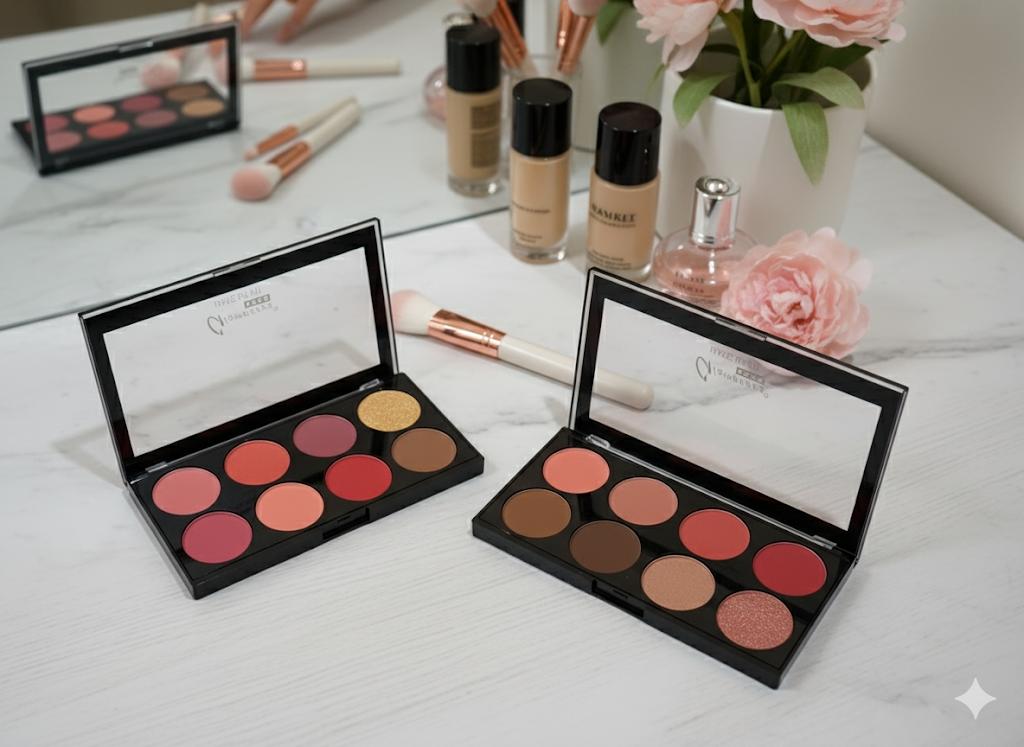 Ultimate 8-Shade Versatile Face Palette - Blush, Contour & Highlight