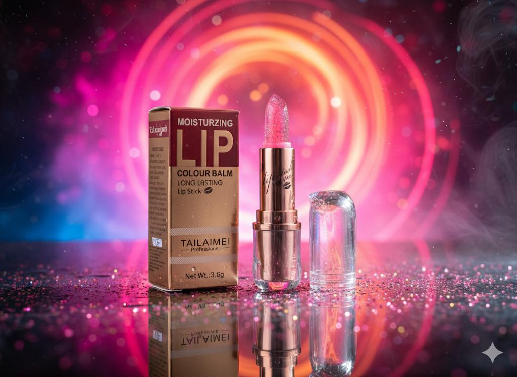 TAILAIMEI Professional Diamond Glitter Moisturizing Lip Balm - Long-Lasting Colour & Hydration