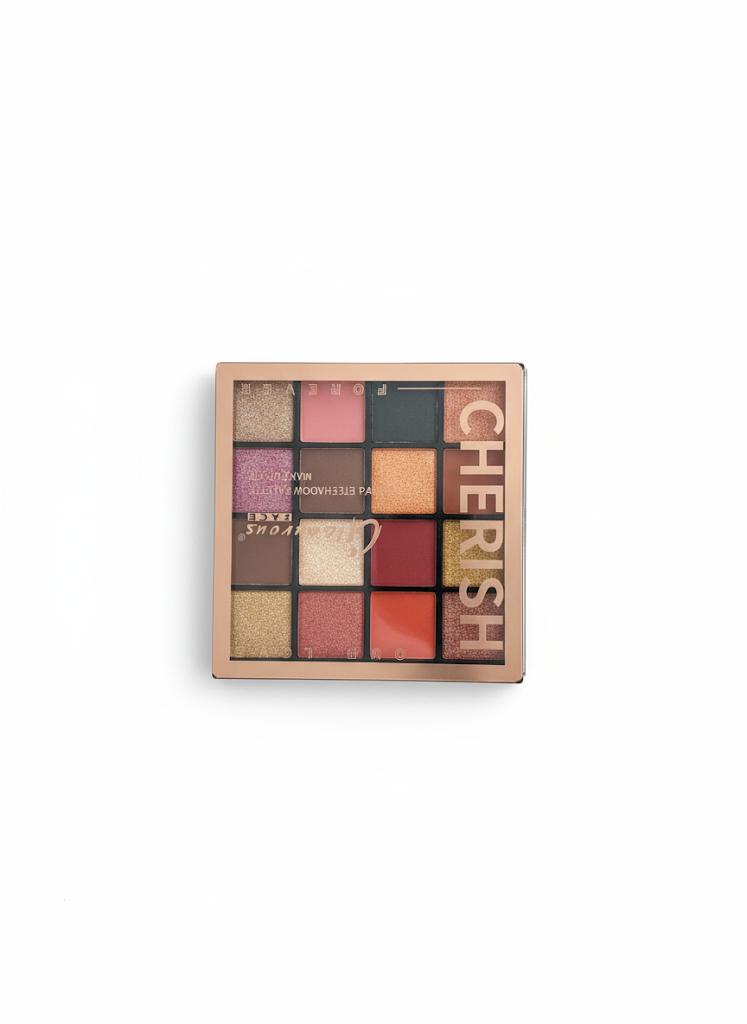 Cherish 16 Color Glitter Matte Shimmer Eyeshadow Palette