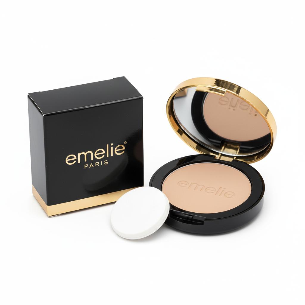 Emelie Paris Matte Maker 24 Compact Powder - Long-Wearing, Radiant Finish