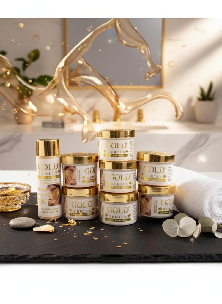 24K Gold Series Luxury Face Cream & Facial Set