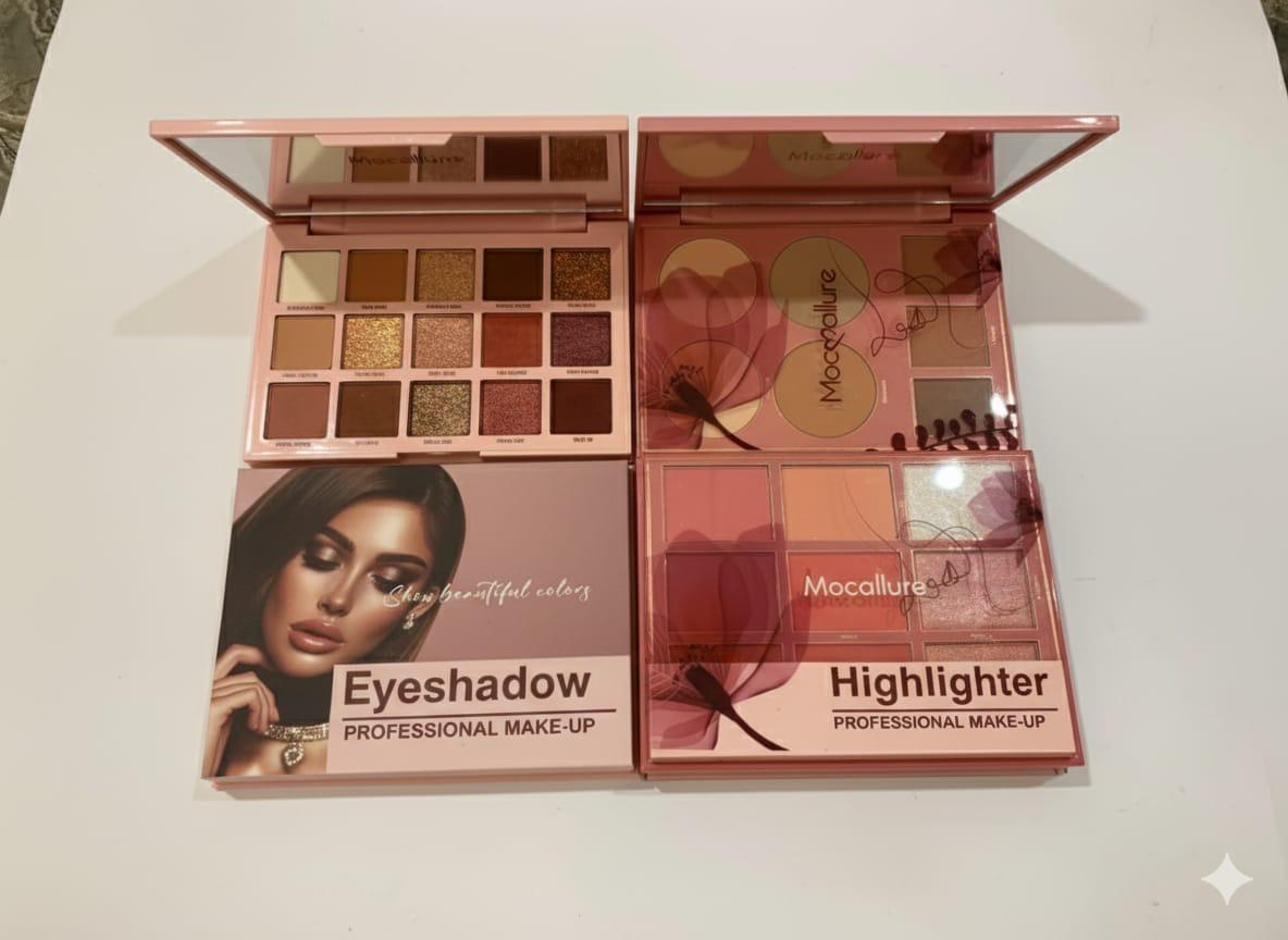 Mocallure Professional Eyeshadow & Highlighter Makeup Palette Set