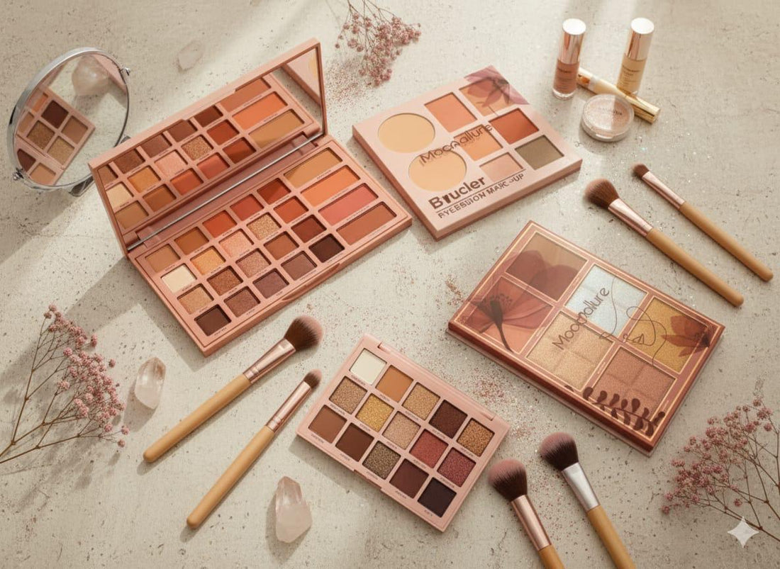 Mocallure Professional Eyeshadow &amp; Highlighter Makeup Palette Set