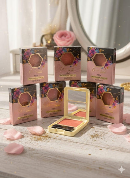 Glamorous Face Professional Powder Blusher (With Mirror &amp; Brush)