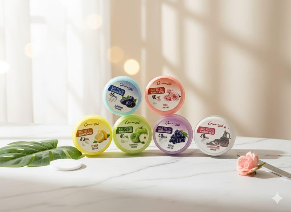 Glamorous Face Fruit Scented Nail Polish Remover Wipes