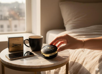 Emelie Paris Matte Maker 24 Compact Powder - Long-Wearing, Radiant Finish