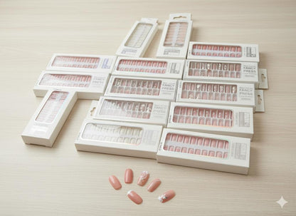Luxury Press-On Nails Kit - Easy, Reusable Nail Art