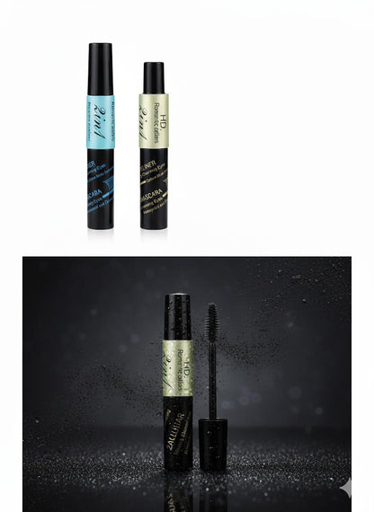 2-in-1 Eyeliner &amp; Mascara Pen - Waterproof Eye Makeup