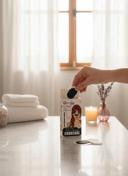 Glamorous Deep Cleansing Nose Pore Strips (6 Count) – Charcoal &amp; Lavender Options