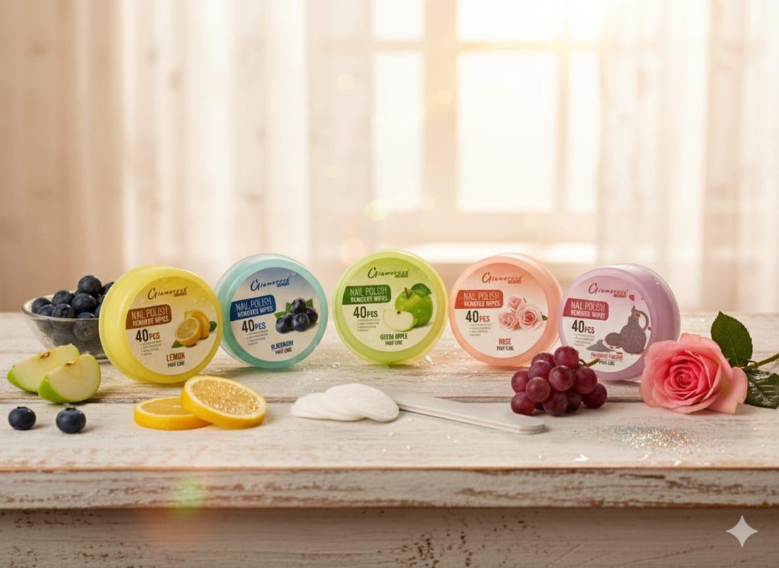 Glamorous Face Fruit Scented Nail Polish Remover Wipes