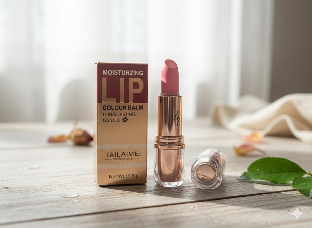 TAILAIMEI Professional Diamond Glitter Moisturizing Lip Balm - Long-Lasting Colour &amp; Hydration