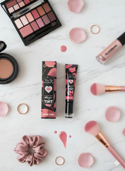 Glamorous Lip &amp; Cheek Magic Tint Cream – Rose Pink | Multi-Use Glow Up Tint