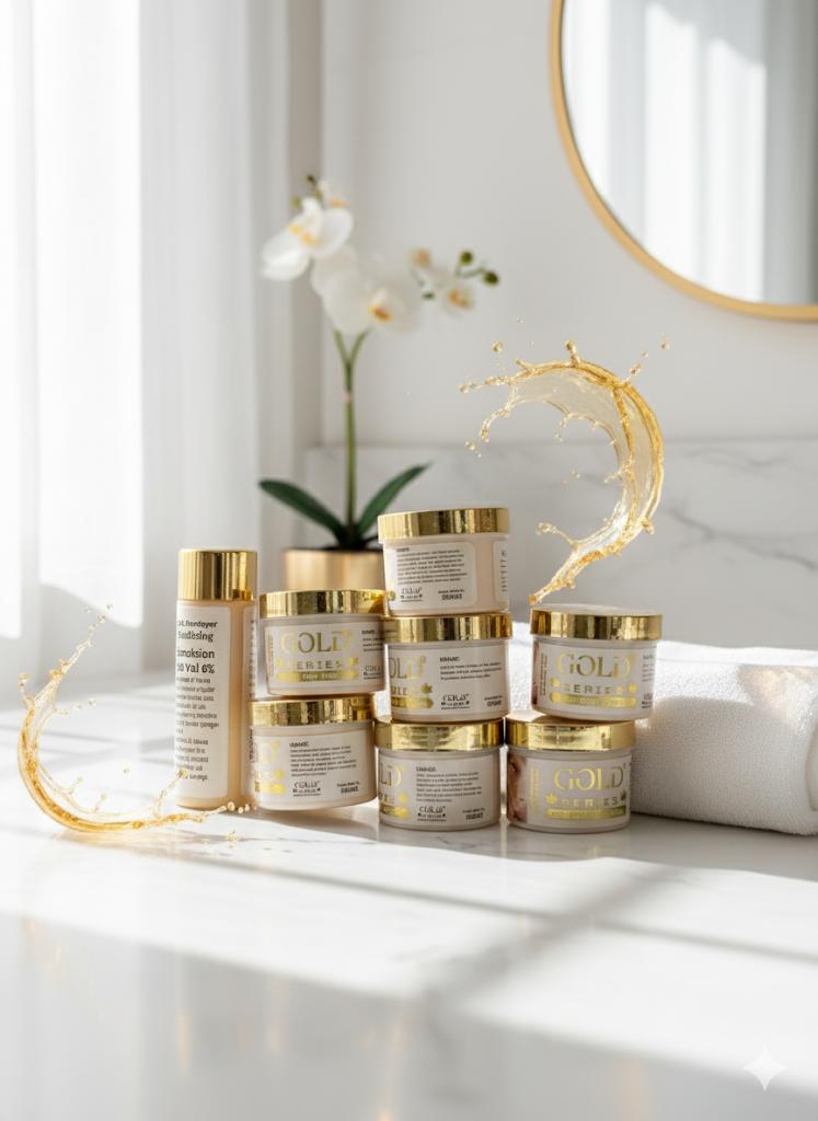 24K Gold Series Luxury Face Cream &amp; Facial Set