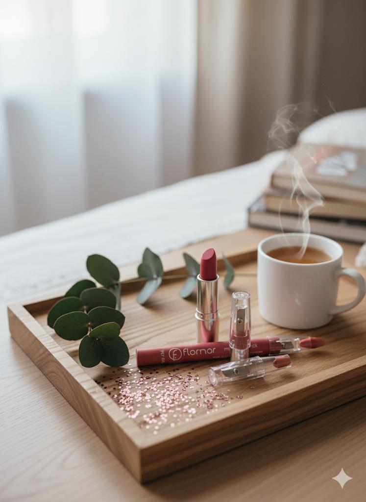 2 pieces Flormar Matte Color Lipstick Pencil - Easy Application &amp; Long-Lasting