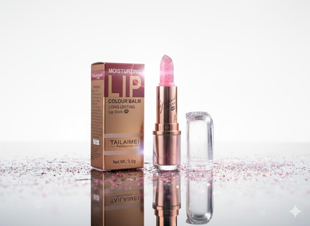 TAILAIMEI Professional Diamond Glitter Moisturizing Lip Balm - Long-Lasting Colour &amp; Hydration