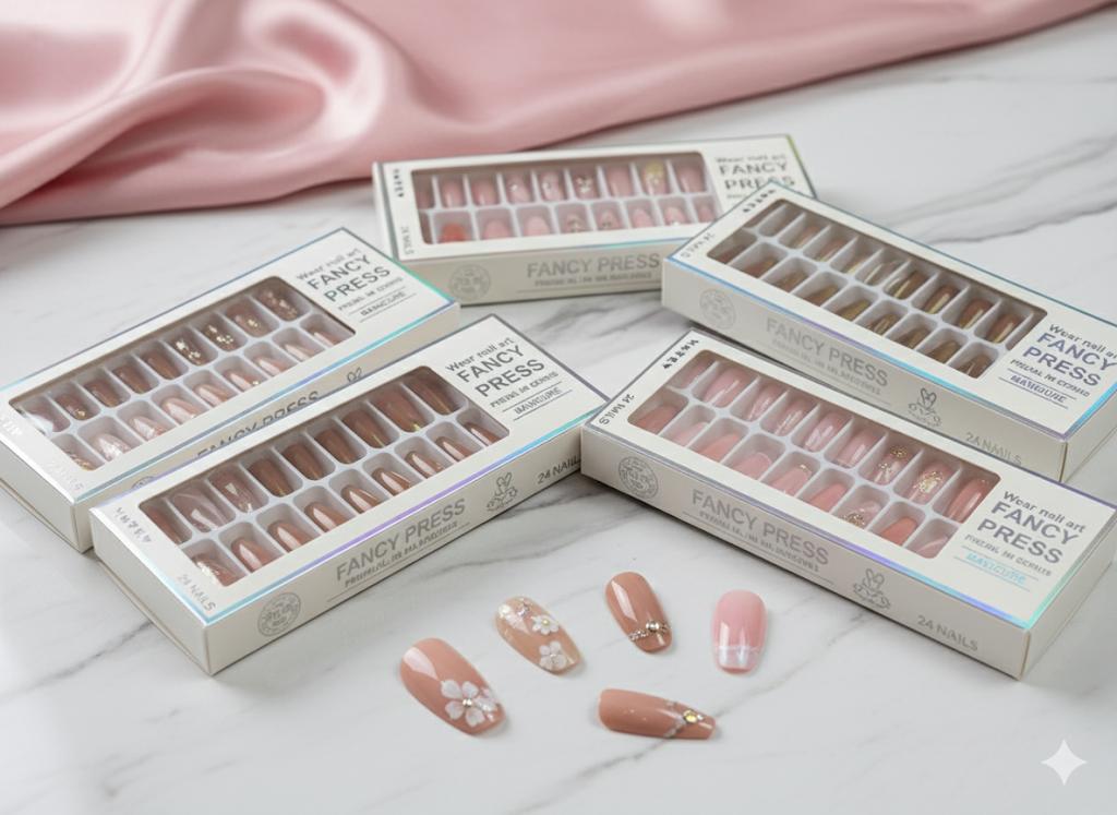 Luxury Press-On Nails Kit - Easy, Reusable Nail Art