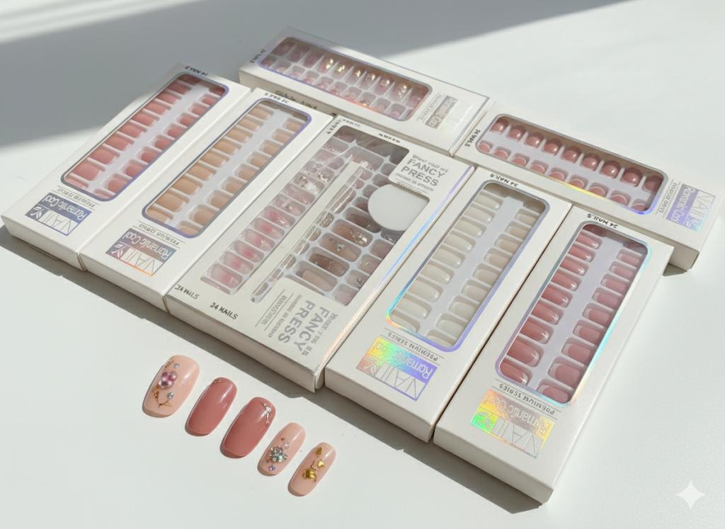 Luxury Press-On Nails Kit - Easy, Reusable Nail Art