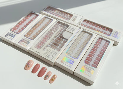 Luxury Press-On Nails Kit - Easy, Reusable Nail Art