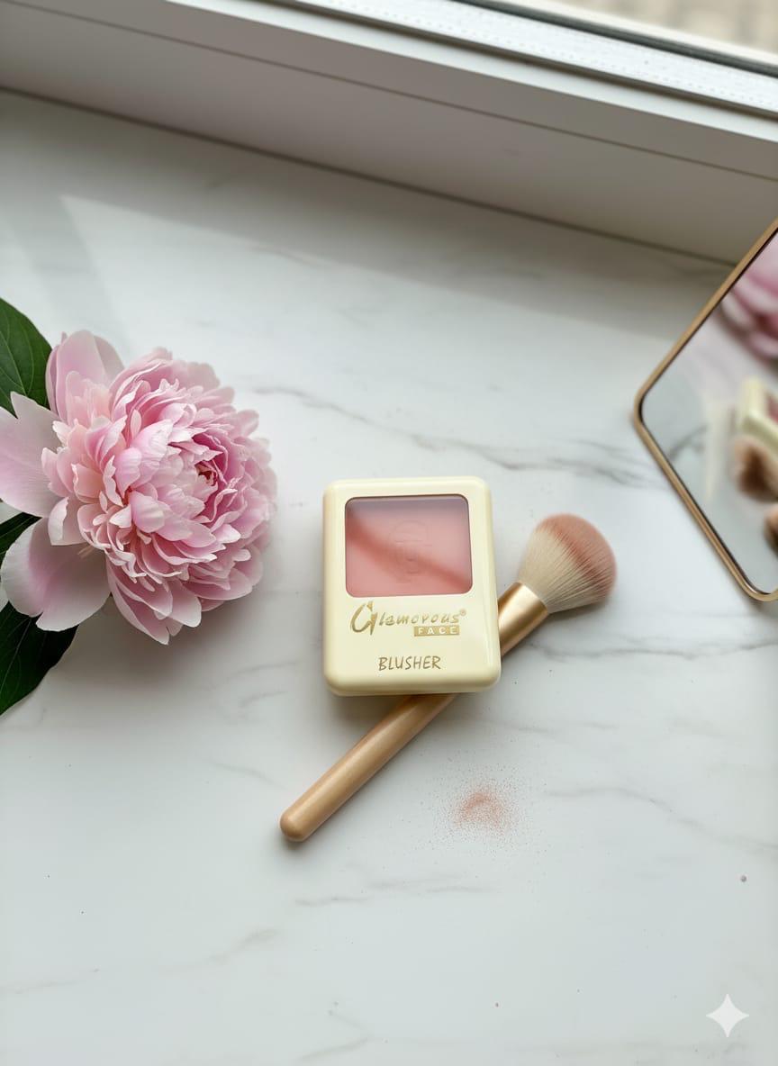 Glamorous Face Professional Powder Blusher (With Mirror &amp; Brush)
