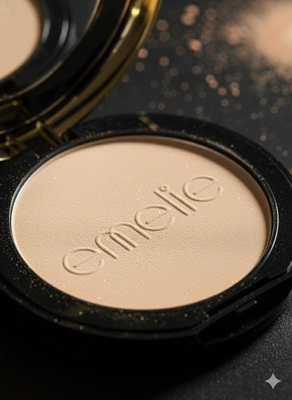 Emelie Paris Matte Maker 24 Compact Powder - Long-Wearing, Radiant Finish