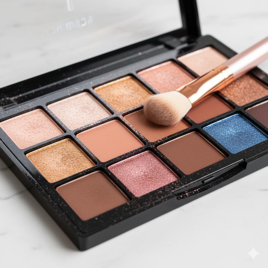 16 Color Eyeshadow Palette - Shimmer &amp; Matte Makeup