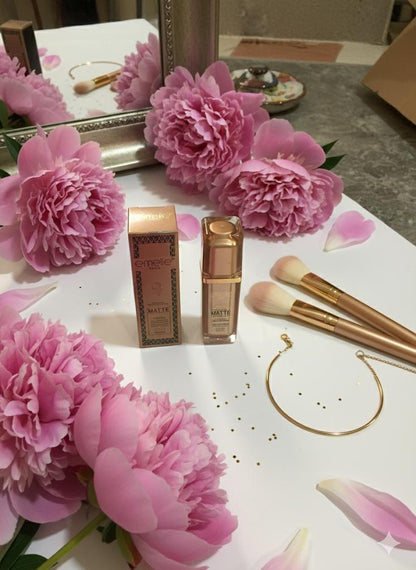 Emelie Paris Matte Waterproof Liquid Foundation - High Coverage