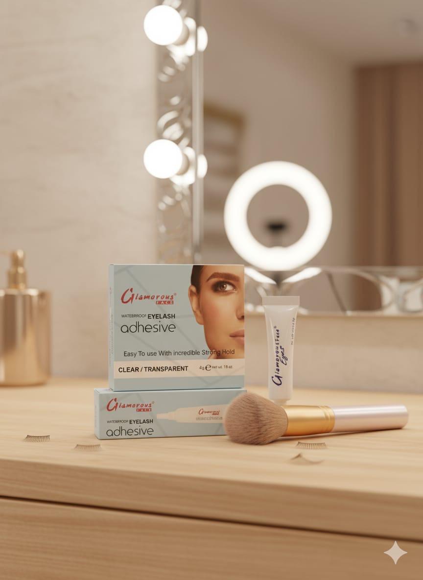 Glamorous Face Waterproof Eyelash Glue - Clear / Strong Hold Adhesive