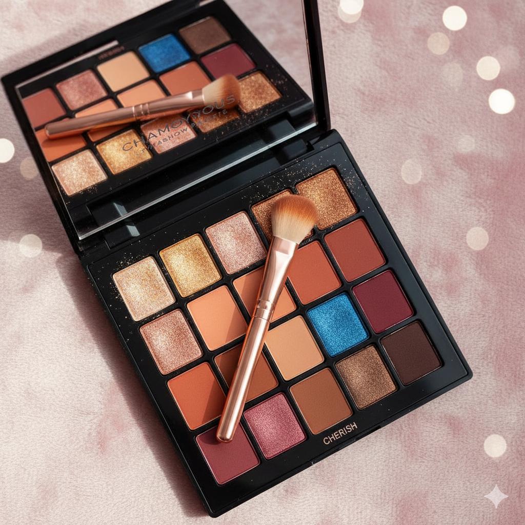 16 Color Eyeshadow Palette - Shimmer &amp; Matte Makeup