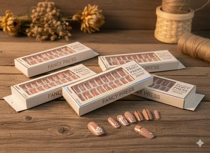 Luxury Press-On Nails Kit - Easy, Reusable Nail Art